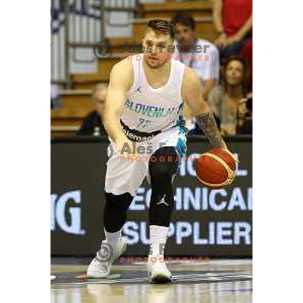 Luka Doncic during basketball friendly match between Italy and Slovenia in Allianz Dome, Trieste, Italy on June 25, 2022