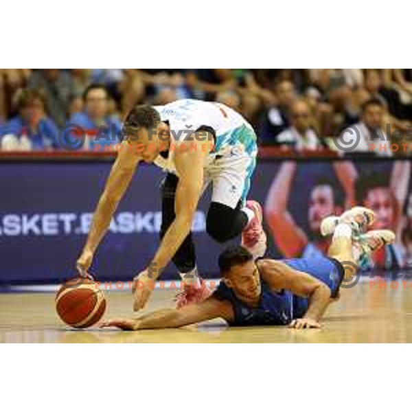 Goran dragic during basketball friendly match between Italy and Slovenia in Allianz Dome, Trieste, Italy on June 25, 2022