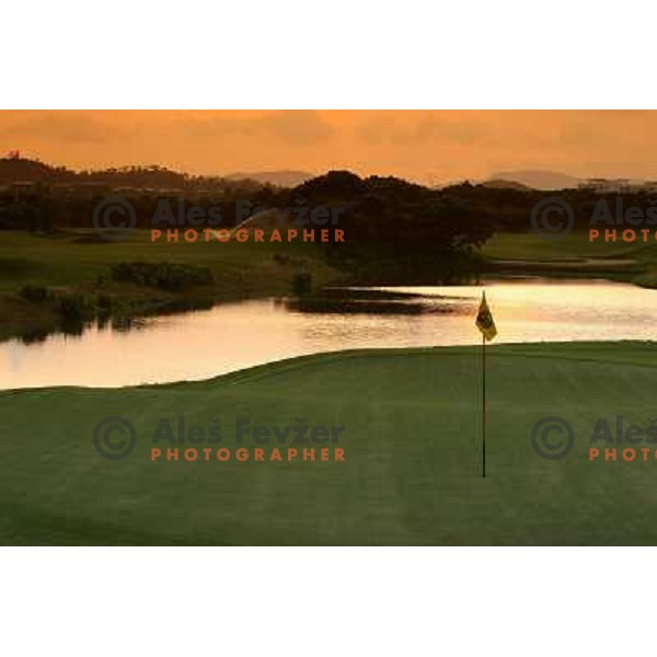 Mission hills golf estate with 10 world class golf courses, Shenzen, China 