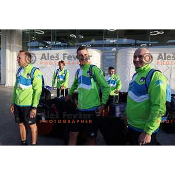 David Per during arrival of second group of Team Slovenia to Ahmed Ben Bella International Airport for Mediterranean Games in Oran, Algeria on June 27, 2022