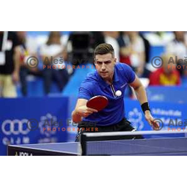 Darko Jorgic (Team Slovenia) competes in Table Tenis at Mediterranean Games in Oran, Algeria on June 27, 2022