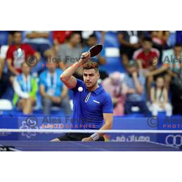 Darko Jorgic (SLO) competes in Table Tenis at Mediterranean Games in Oran, Algeria on June 27, 2022