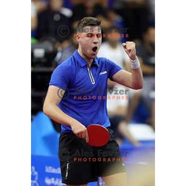 Darko Jorgic (SLO) competes in Table Tenis at Mediterranean Games in Oran, Algeria on June 27, 2022