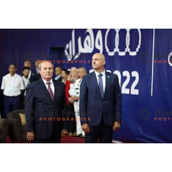 Blaz Perko at Women’s Judo -48 category at Mediterranean Games in Oran, Algeria on June 29, 2022