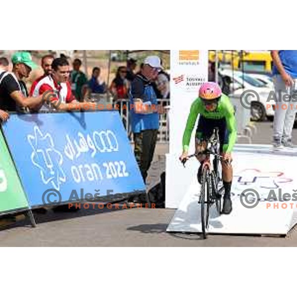 Ursa Pintar (SLO) competes in Women\'s Time trial at Mediterranean Games in Oran, Algeria on June 30, 2022