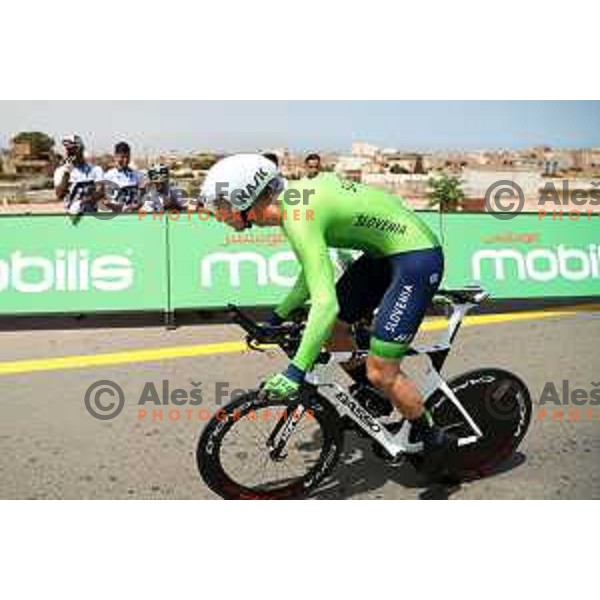 Bostjan Murn (SLO) competes in Men\'s Time trial at Mediterranean Games in Oran, Algeria on June 30, 2022
