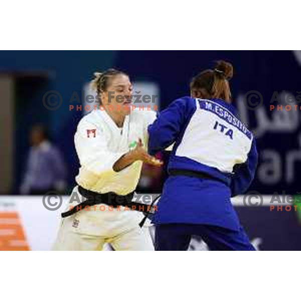 Anka Pogacnik comepetes in Women\'s Judo -70 kg at Mediterranean Games in Oran, Algeria on June 30, 2022