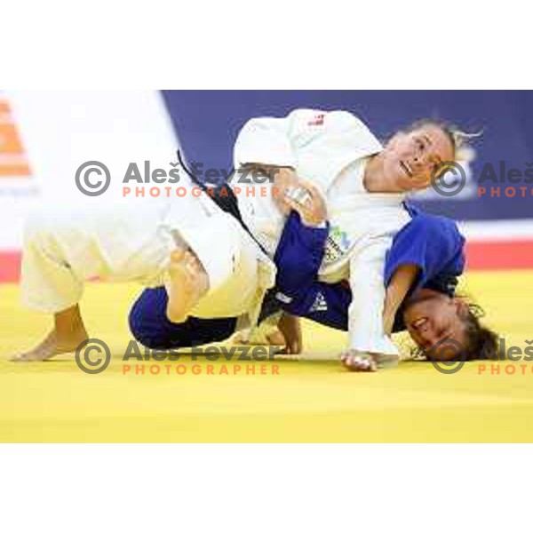 Anka Pogacnik comepetes in Women\'s Judo -70 kg at Mediterranean Games in Oran, Algeria on June 30, 2022