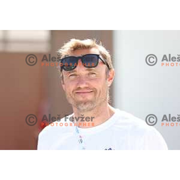 Cycling coach Uros Murn at Mediterranean Games in Oran, Algeria on June 30, 2022