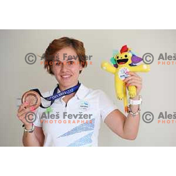 Tadeja Petric at Mediterranean Games in Oran, Algeria on June 30, 2022
