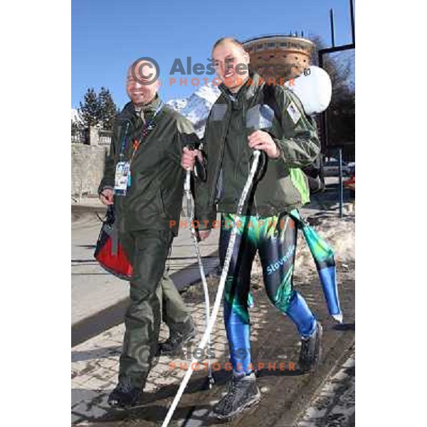 Andrej Sporn at Olympic village in Sestriere during Torino 2006 Winter Olympic Games, Italy on February 10, 2006