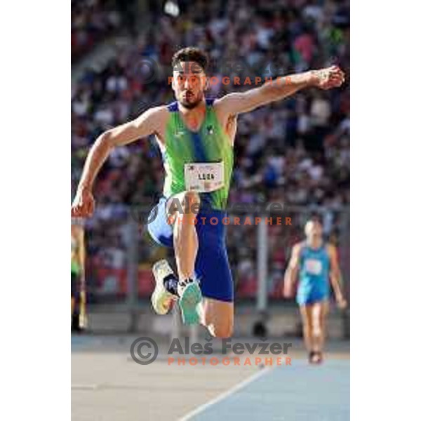 Jan Luxa (SLO) competes in Men\'s Triple jump at Mediterranean Games in Oran, Algeria on June 30, 2022