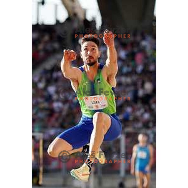 Jan Luxa (SLO) competes in Men\'s Triple jump at Mediterranean Games in Oran, Algeria on June 30, 2022