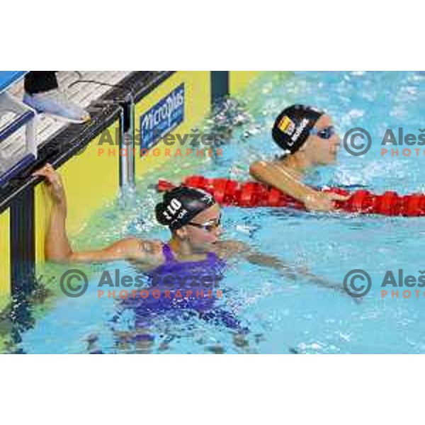 Neza Klancar (SLO), runner-up in Women’s 50 meters Freestyle Swimming at Mediterranean Games in Oran, Algeria on July 1, 2022 