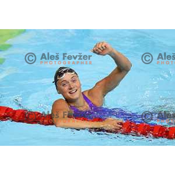 Neza Klancar (SLO), runner-up in Women’s 50 meters Freestyle Swimming at Mediterranean Games in Oran, Algeria on July 1, 2022