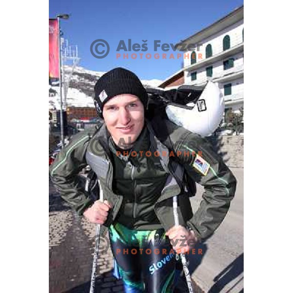 Andrej Sporn at Olympic village in Sestriere during Torino 2006 Winter Olympic Games, Italy on February 10, 2006