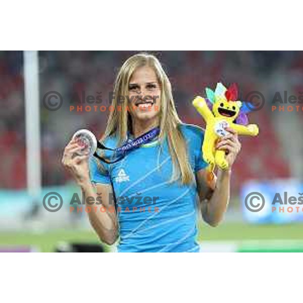 Anita Horvat (SLO) silver medalist in Women\'s 400 meters at Mediterranean Games in Oran, Algeria on July 2, 2022 