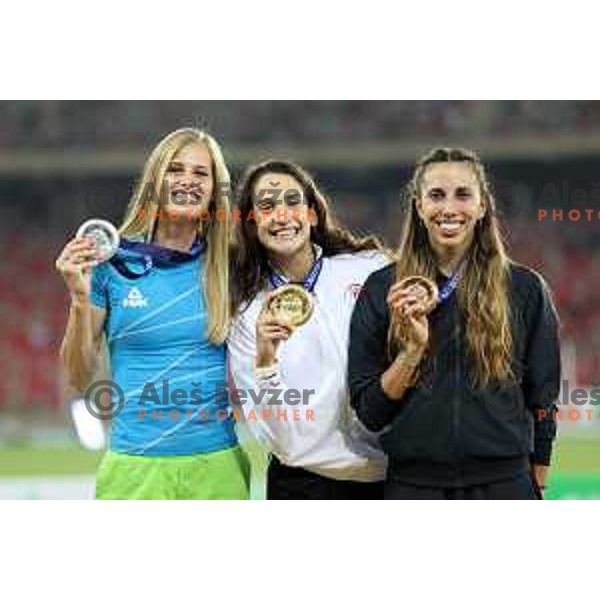 Anita Horvat (SLO) silver medalist in Women\'s 400 meters at Mediterranean Games in Oran, Algeria on July 2, 2022 