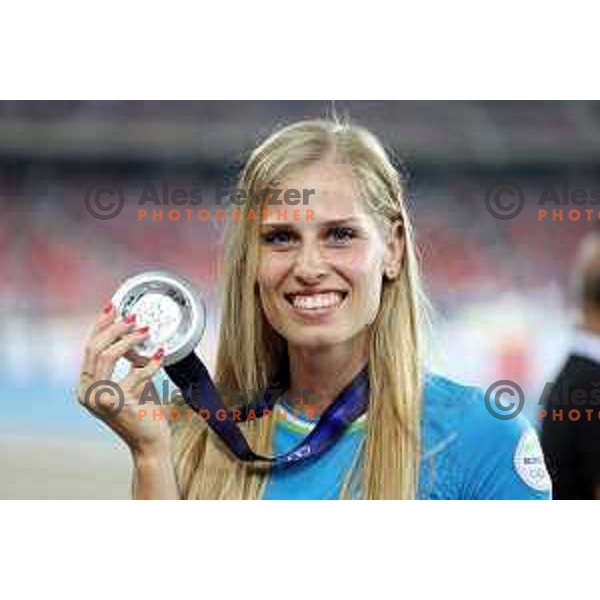 Anita Horvat (SLO) silver medalist in Women\'s 400 meters at Mediterranean Games in Oran, Algeria on July 2, 2022 