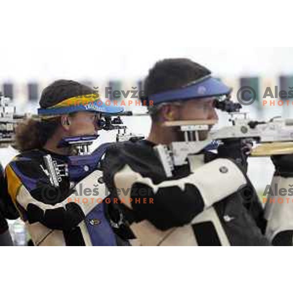 Klavdija Jerovsek at Shooting at Mediterranean Games in Oran, Algeria on July 2, 2022