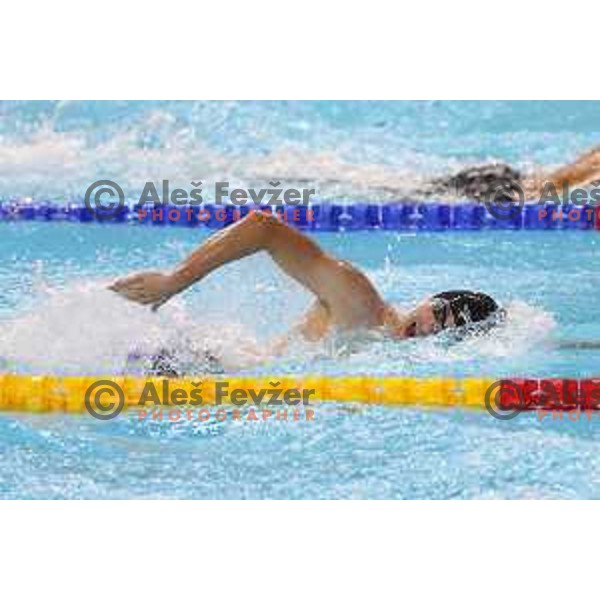 Saso Boskan at swimming competition at Mediterranean Games in Oran, Algeria on July 3, 2022