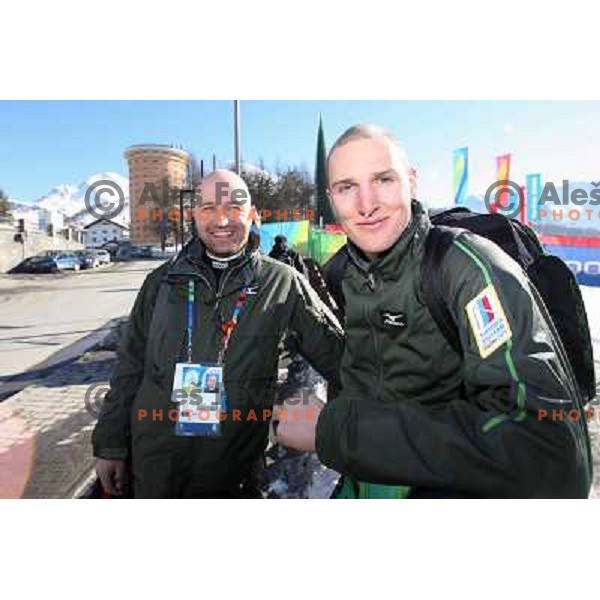 Andrej Sporn at Olympic village in Sestriere during Torino 2006 Winter Olympic Games, Italy on February 10, 2006