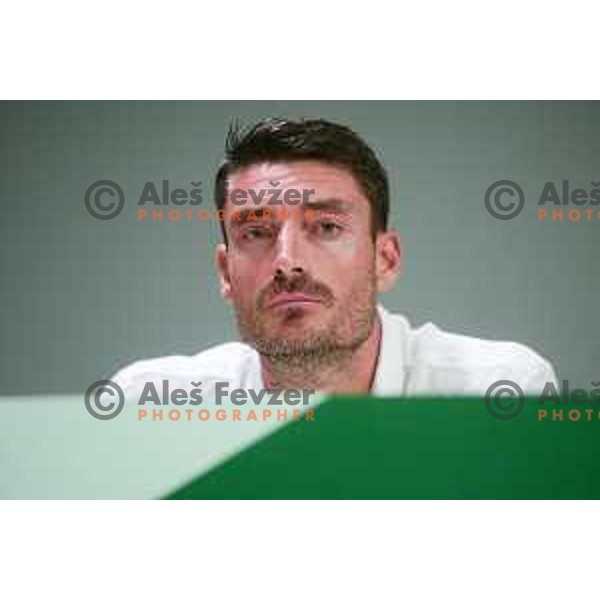 Albert Riera, new head coach of NK Olimpija during press conference in Ljubljana, Slovenia on July 4, 2022