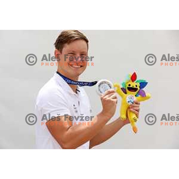 Anze Fers Erzen at Mediterranean Games in Oran, Algeria on July 6, 2022