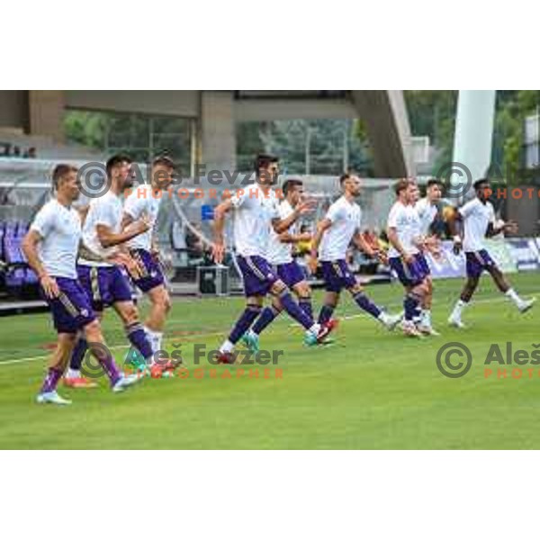 Before UEFA Champions League qualifier between Maribor (SLO) and Shakhtyor Soligorsk (BLR) in Ljudski vrt, Maribor, Slovenia on July 6, 2022