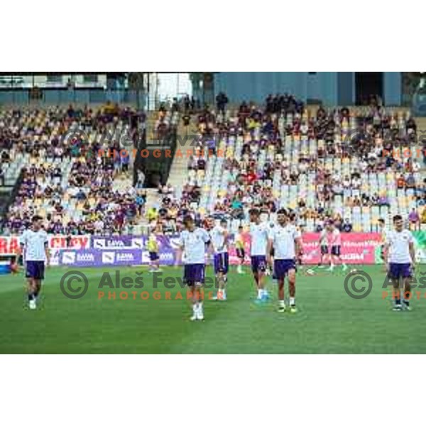Before UEFA Champions League qualifier between Maribor (SLO) and Shakhtyor Soligorsk (BLR) in Ljudski vrt, Maribor, Slovenia on July 6, 2022