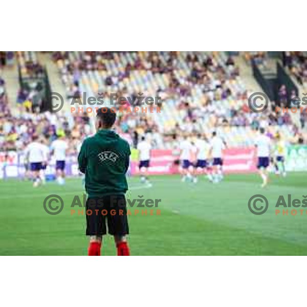 Before UEFA Champions League qualifier between Maribor (SLO) and Shakhtyor Soligorsk (BLR) in Ljudski vrt, Maribor, Slovenia on July 6, 2022