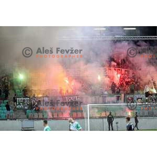 Green Dragons in action during UEFA Conference league qualifyer between Olimpija and Differdange in SRC Stozice, Ljubljana, Slovenia on July 7, 2022
