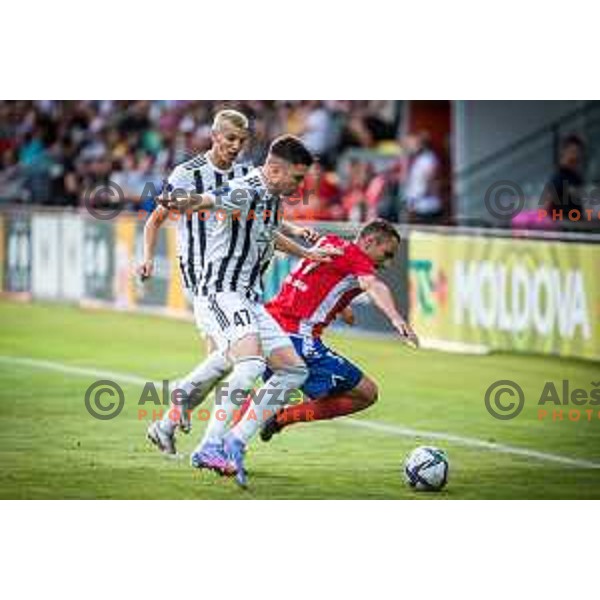 in action during UEFA Conference league qualifier match between Sfintul Gheorghe and Mura in Chisinau, Moldova on July 7, 2022. Photo: Jure Banfi