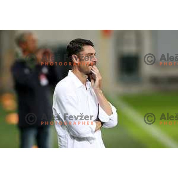 Albert Riera, head coach of Olimpija during UEFA Conference league qualifyer between Olimpija and Differdange in SRC Stozice, Ljubljana, Slovenia on July 7, 2022