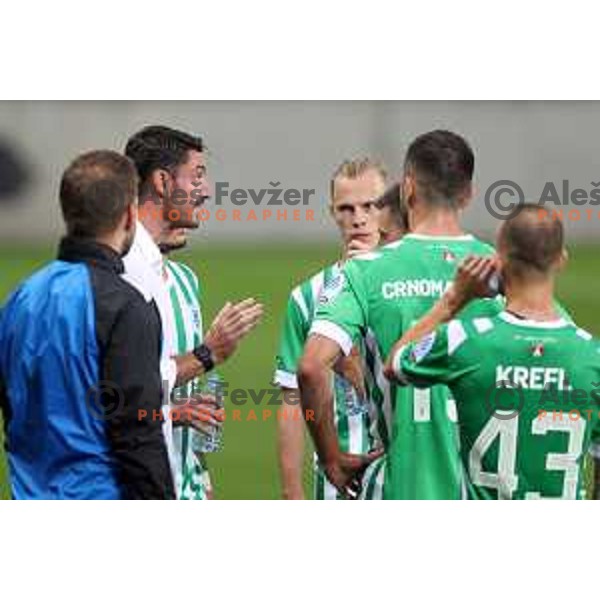 Albert Riera, head coach of Olimpija during UEFA Conference league qualifyer between Olimpija and Differdange in SRC Stozice, Ljubljana, Slovenia on July 7, 2022