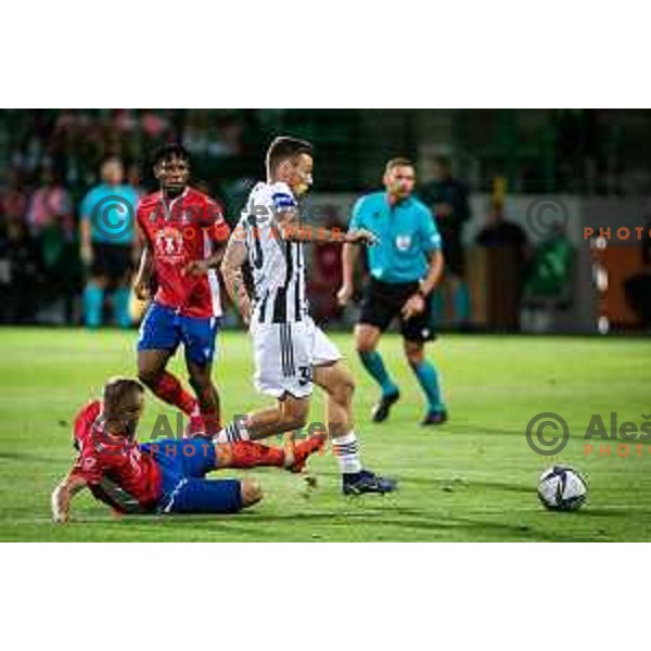 in action during UEFA Conference league qualifier match between Sfintul Gheorghe and Mura in Chisinau, Moldova on July 7, 2022. Photo: Jure Banfi
