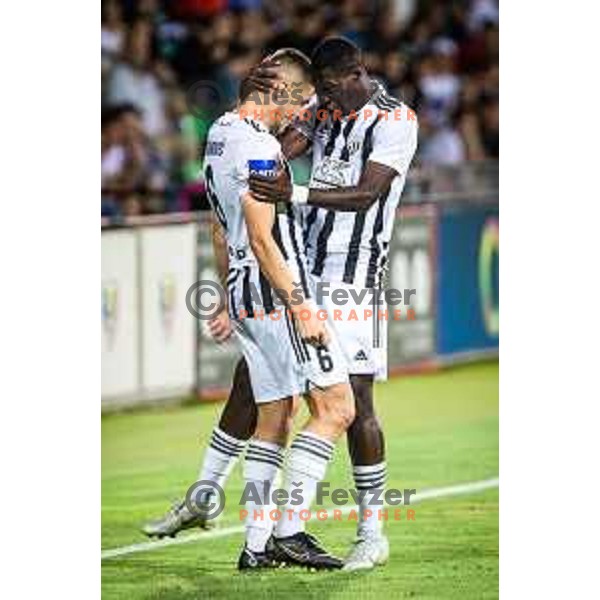 in action during UEFA Conference league qualifier match between Sfintul Gheorghe and Mura in Chisinau, Moldova on July 7, 2022. Photo: Jure Banfi