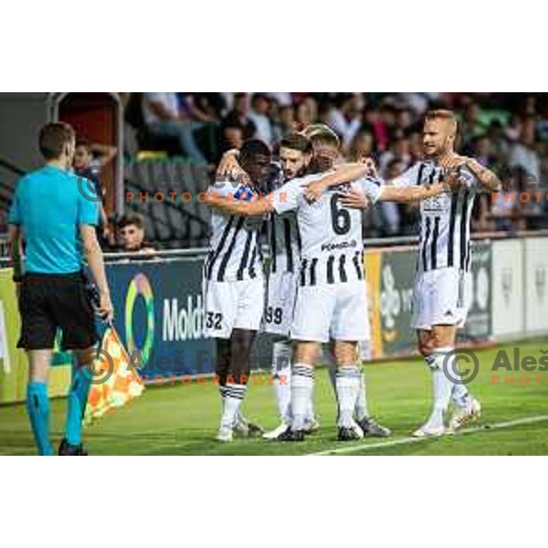 in action during UEFA Conference league qualifier match between Sfintul Gheorghe and Mura in Chisinau, Moldova on July 7, 2022. Photo: Jure Banfi