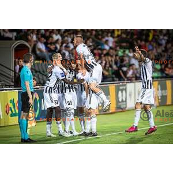 in action during UEFA Conference league qualifier match between Sfintul Gheorghe and Mura in Chisinau, Moldova on July 7, 2022. Photo: Jure Banfi