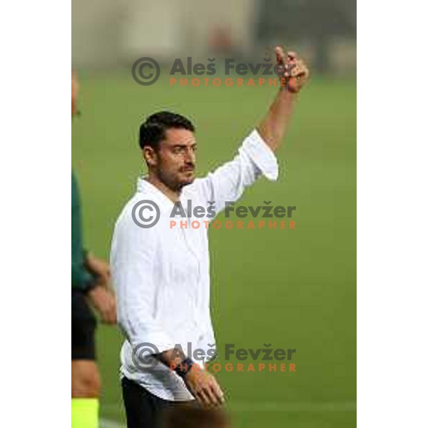Albert Riera, head coach of Olimpija during UEFA Conference league qualifyer between Olimpija and Differdange in SRC Stozice, Ljubljana, Slovenia on July 7, 2022