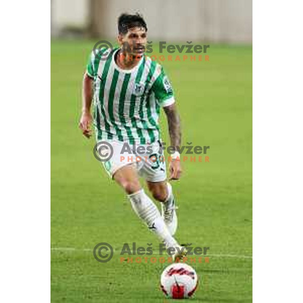Agustin Doffo in action during UEFA Conference league qualifyer between Olimpija and Differdange in SRC Stozice, Ljubljana, Slovenia on July 7, 2022