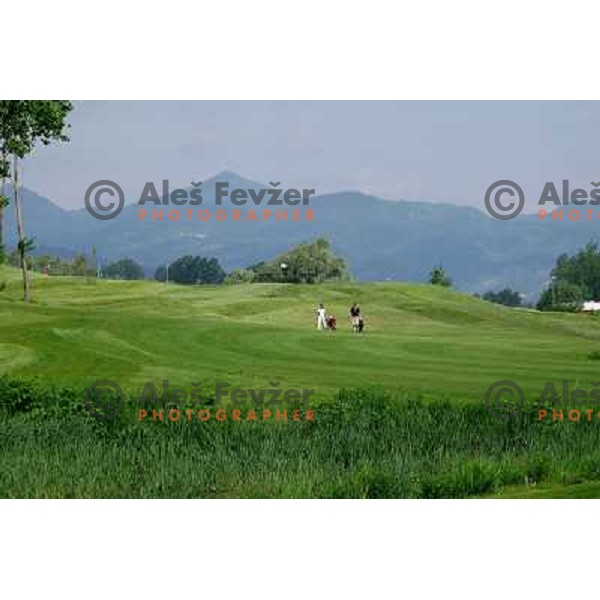 Golf course Trnovo, fairway of hole nr.3 
