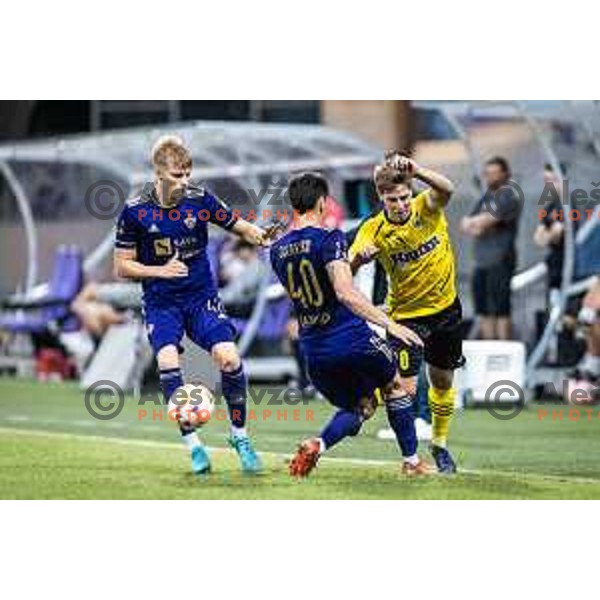 in action during Prva liga Telemach football match between Maribor and Radomlje in Ljudski vrt, Maribor, Slovenia on July 16, 2022. Photo: Jure Banfi/www.alesfevzer.com