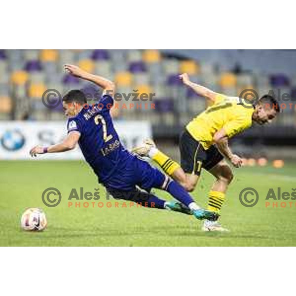 in action during Prva liga Telemach football match between Maribor and Radomlje in Ljudski vrt, Maribor, Slovenia on July 16, 2022. Photo: Jure Banfi/www.alesfevzer.com