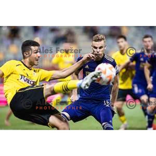 Aljaz Antolin in action during Prva liga Telemach football match between Maribor and Radomlje in Ljudski vrt, Maribor, Slovenia on July 16, 2022. Photo: Jure Banfi/www.alesfevzer.com