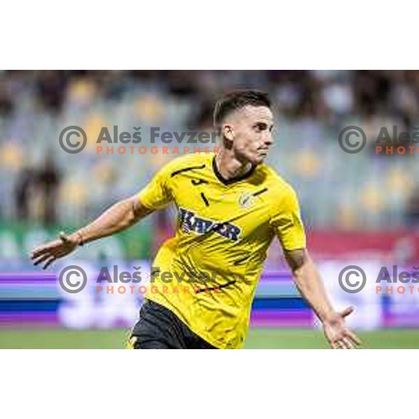 in action during Prva liga Telemach football match between Maribor and Radomlje in Ljudski vrt, Maribor, Slovenia on July 16, 2022. Photo: Jure Banfi/www.alesfevzer.com