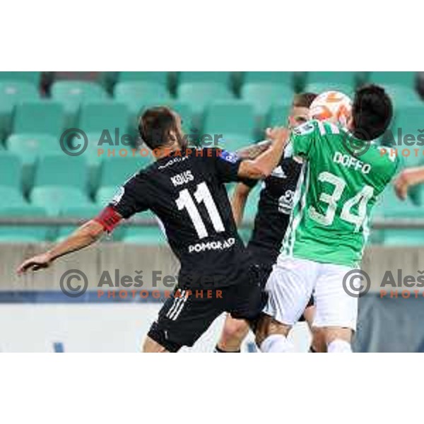 Agustin Doffo in action during Prva Liga Telemach 2022-2023 football match between Gorica and Bravo in Gorica, Slovenia on July 18, 2022