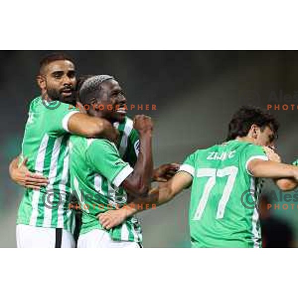 in action during Prva Liga Telemach 2022-2023 football match between Olimpija and Mura in SRC Stozice, Ljubljana, Slovenia on July 17, 2022