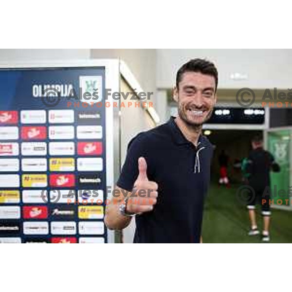 Albert Riera, head coach of Olimpija at Prva Liga Telemach 2022-2023 football match between Olimpija and Mura in SRC Stozice, Ljubljana, Slovenia on July 17, 2022