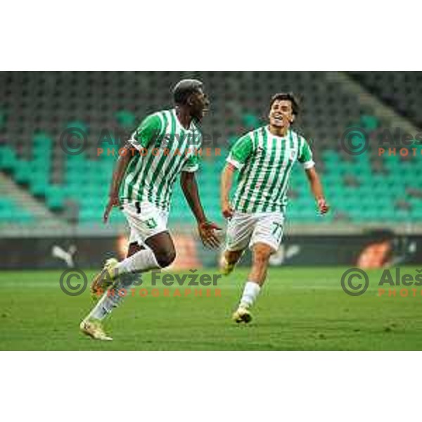Samuel Lopes Robalo Pedro in action during Prva Liga Telemach 2022-2023 football match between Gorica and Bravo in Gorica, Slovenia on July 18, 2022